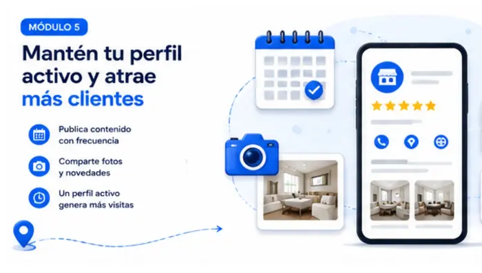 Ilustración del Módulo 5: Contenido y Publicaciones
